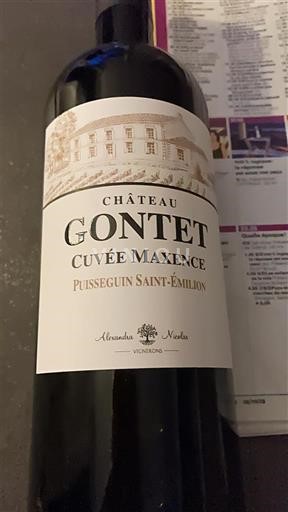 Bordeaux Puisseguin-saint-émilion Château Gontet Maxence 2022