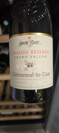 Rhône Valley Châteauneuf-du-Pape Laurent Brotte Grande Réserve Grand Vallon Non-Vintage