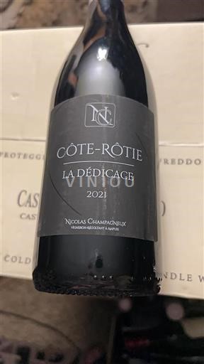 Valle del Rodano Côte-rôtie Nicolas Champagnieux La Dédicace 2021