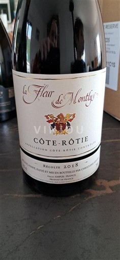 Rhônen laakso Côte-rôtie La Fleur de Montlys 2018