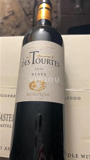 Bordeaux Blaye Vignoble Raguenot L'Attribut des Tourtes 2016