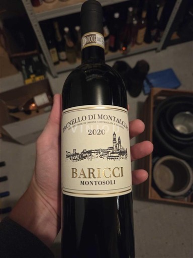 Toskana Brunelo di Montaldžino Baricci Montosoli 2020