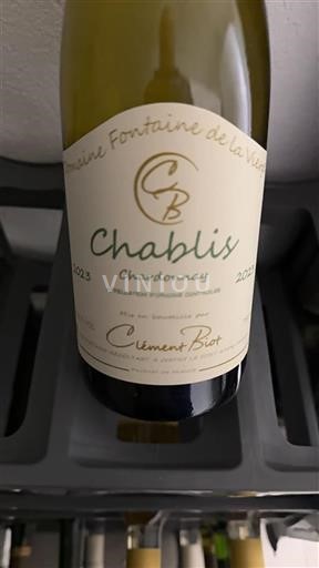 Borgoña Chablis Domaine Fontaine de la Vierge 2023