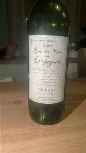 Bordeaux Dupeyron Grandes Vignes 2002