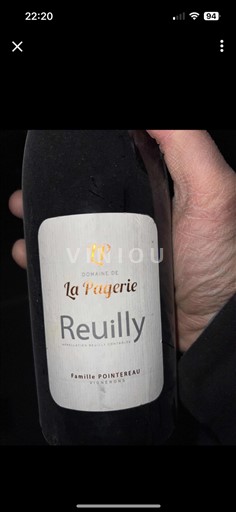 Loire Valley Reuilly Domaine La Pagerie 2021