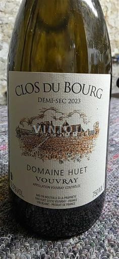 Loirevallei Vouvray Domaine Huet Clos du Bourg 2023