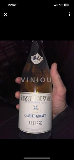Savoie och Bugey Roussette de Savoie Charles Gonnet 2023