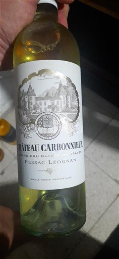Bordeaux Pessac-Léognan Grand Cru Château Carbonnieux 2017