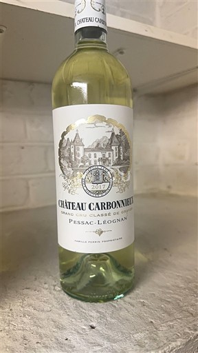 Bordeaux Pessac-Léognan Grand Cru Château Carbonnieux 2017