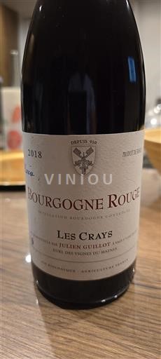Bourgogne Julien Guillot Les Crays 2018