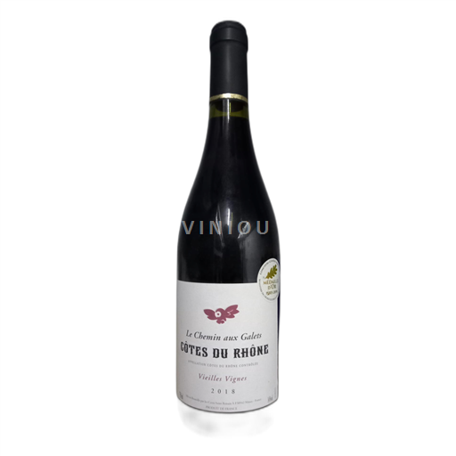 Rhône-dalen Côtes-du-Rhône Le Chemin aux Galets Vieilles Vignes 2018