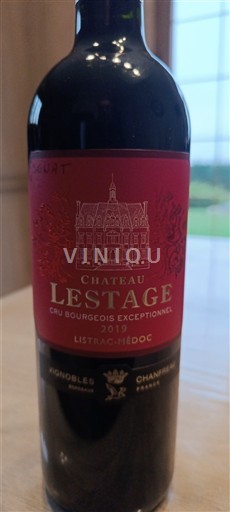 Burdeos Listrac-Médoc Cru Bourgeois Exceptionnel Château Lestage 2019