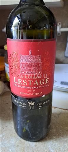 Burdeos Listrac-Médoc Cru Bourgeois Exceptionnel Château Lestage 2019