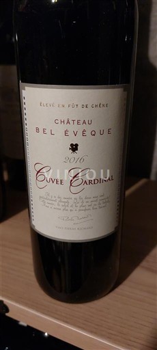 Linguadoca Corbières Château Bel Évêque Cardinal 2016