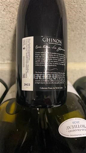 Thung lũng sông Loire Chinon EARL Brocourt Les Graviers 2022