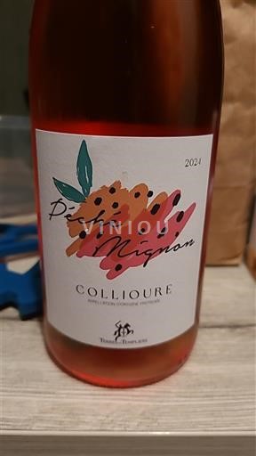 Vin Rosé sec Péché Mignon Terres de Templiers 2024 France Roussillon Collioure AOC