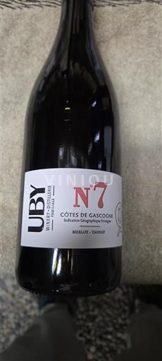 Sud-Ouest Côtes de Gascogne Domaine Uby n° 7 2023