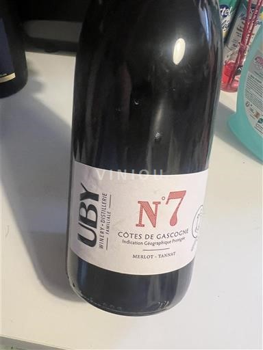 Sudoeste Côtes de Gascogne Domaine Uby n° 7 2023