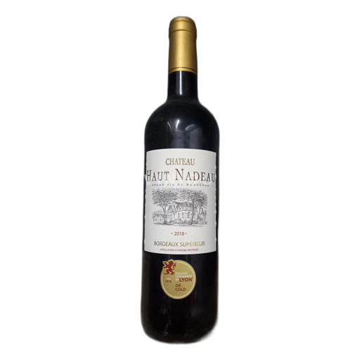 Burdeos Bordeaux superior Château Haut Nadeau 2018