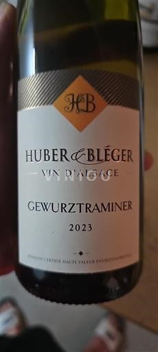 Alsace Grand Cru Huber & Bléger Gewurztraminer 2023