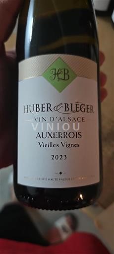Alsace Grand Cru Huber & Bléger Vieilles Vignes 2023