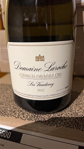 Burgundi Chablis Premier Cru Domaine Laroche Les Vaudevey 2022