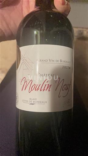 Bordeaux Blaye-Côtes-de-Bordeaux Château Moulin Neuf 2022