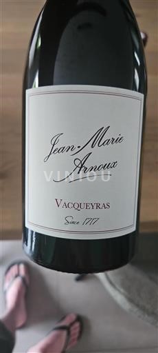 Rhônen laakso Vacqueyras Jean-Marie Arnoux Ei vuosikertaa