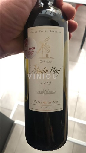 Burdeos Blaye-Côtes de Burdeos Château Moulin Neuf 2019