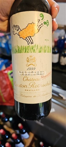 Bordeaux Pauillac Grand Cru Château Mouton Rothschild 1999