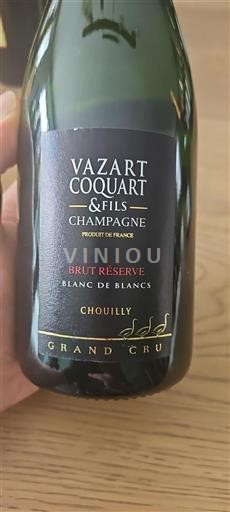 Champagne Champagner Grand Cru Vazart Coquart & Fils Brut Réserve Blanc de Blancs Ohne Jahrgang