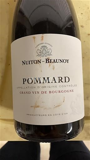 Borgoña Pommard Nuiton-Beaunoy 2020