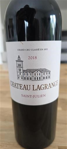 Bordeaux Saint-Julien Grand Cru Château Lagrange 2018