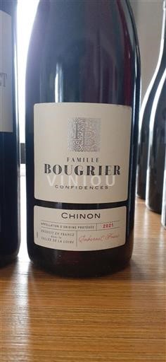 Loire Valley Chinon Famille Bougrier Confidences 2021