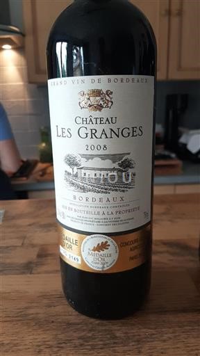 Bordéus Château Les Granges 2008