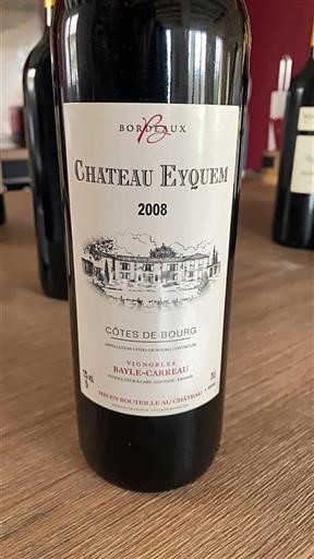 Bordeaux Côtes-de-Bourg Château Eyquem 2008
