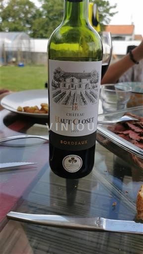 Bordeaux Château Haut Closet 2022
