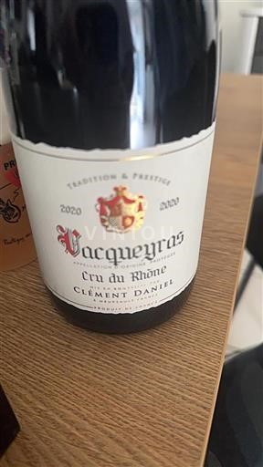 Rhônen laakso Vacqueyras Clément Daniel Tradition & Prestige 2020