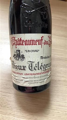 Rhône-dalen Châteauneuf-du-Pape Domaine Vieux Télégraphe La Crau 2011