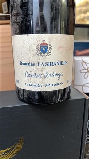 Languedoc Unspecified Domaine La Siranìere Premières Vendanges 2008