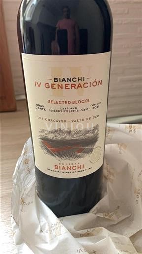 Mendoza Valle de Uco Bodegas Bianchi IV Generación 2021