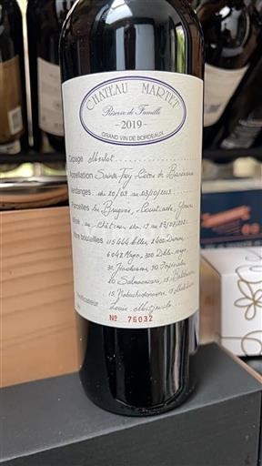 Bordeaux Nicht spezifiziert Grand Cru Martet R%c3%a9serve de Famille 2019