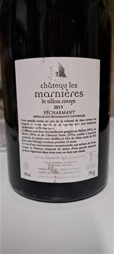 Zuidwest-Frankrijk Pécharmant Château Les Marnières Le Sillon Rouge 2015