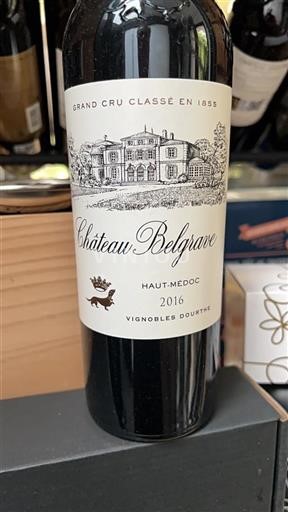 Bordeaux Haut-Médoc Grand Cru Belgrave 2016