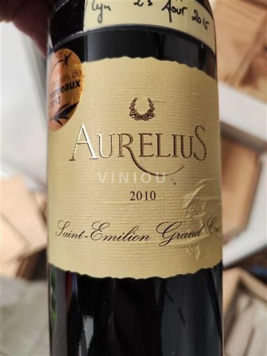 Bordeaux Saint-Émilion Grand Cru Grand Cru Aurelius 2010