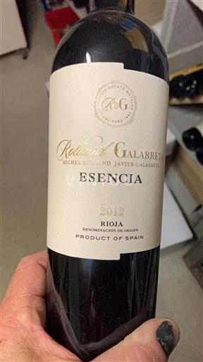 La Rioja Rioja Rolland & Galarreta Esencia 2012