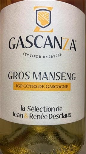 Sudoeste Côtes de Gascogne Gasconza Gros Manseng 2022