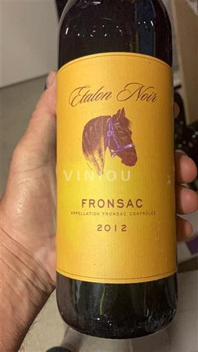 Bordeaux Fronsac Étalon Noir 2012