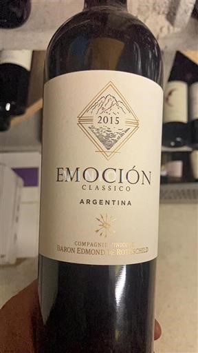 Mendoza Non specificato Emoción Classico 2015
