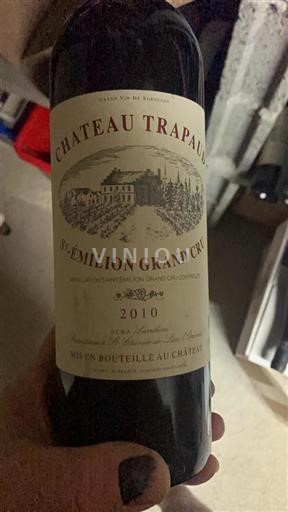 Burdeos Saint-Émilion Gran Cru Grand Cru Trapaud 2010